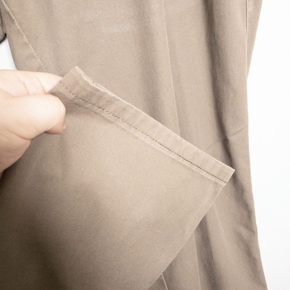 Peter Millar Pima Cotton Blend Flat Front Brown Chino Pants Men's 36x29 - Picture 4 of 7